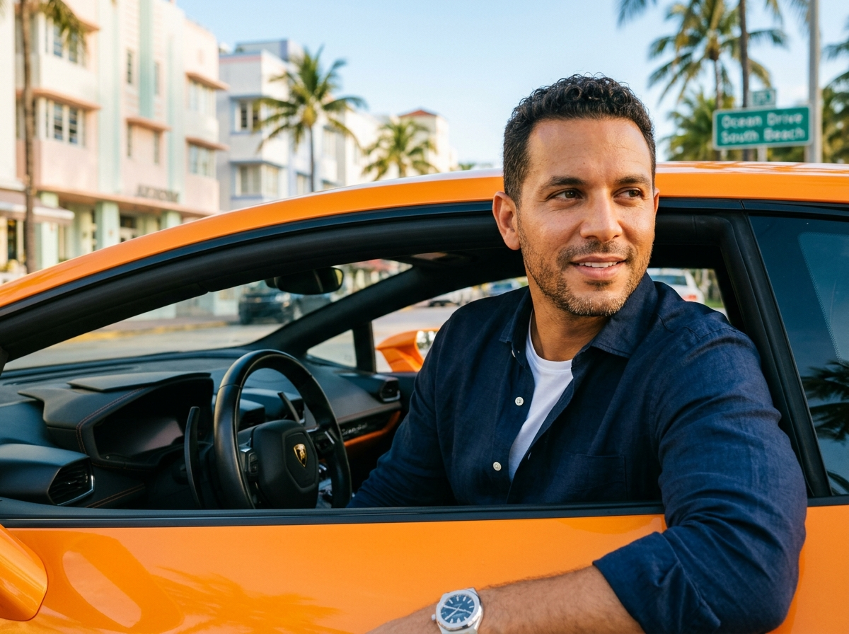 Marcus T. — Lamborghini rental client in Miami South Beach — avatar portrait